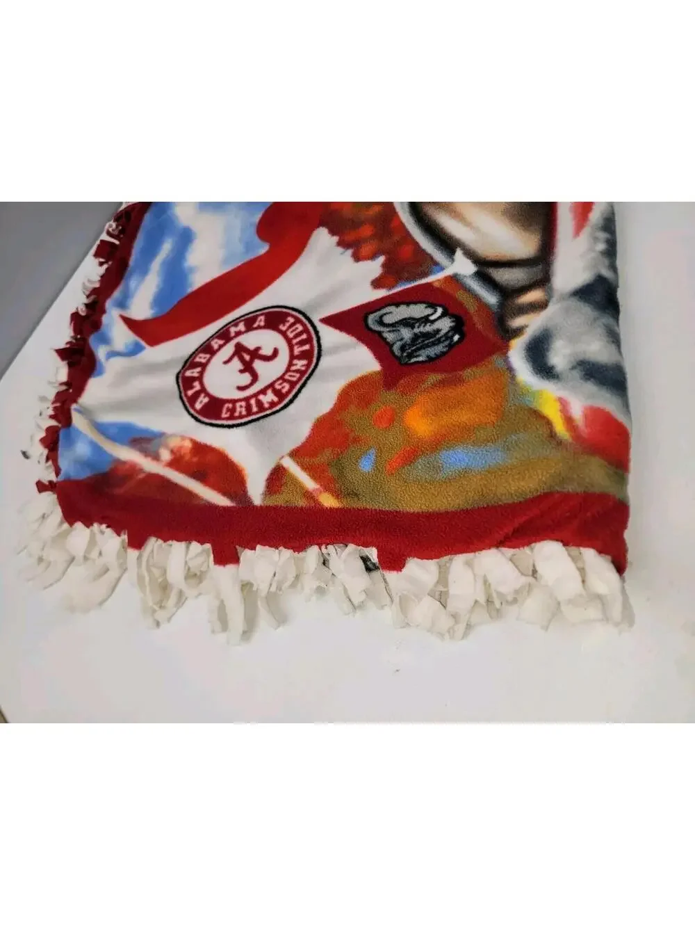 Alabama Crimson Tide College Football Tailgate Fleece Blanket Dona Gelsinger